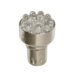 Lampa ΛΑΜΠΑΚΙ 12LED BAY15d 24V ΛΕΥΚΟ