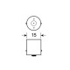 Lampa ΛΑΜΠΑΚΙ 12V/P21W ΧΡΩΜΙΟΥ/ΚΟΚΚΙΝΟ ΦΩΣ