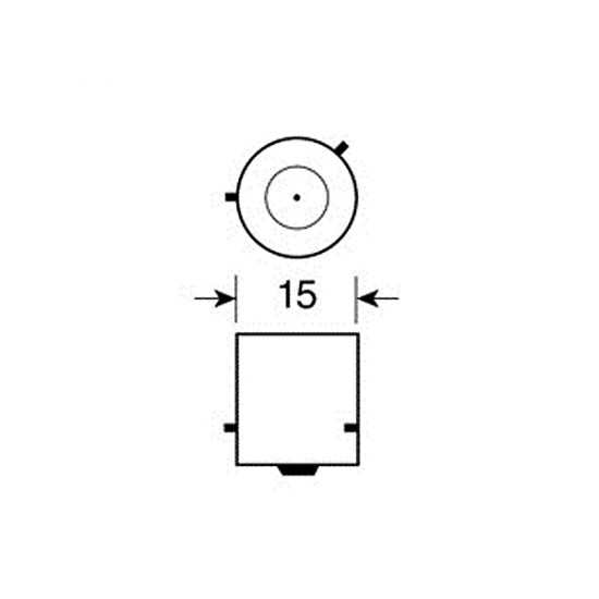 Lampa ΛΑΜΠΑΚΙ 12V/PY21W BAU15s