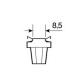 Lampa ΛΑΜΠΑΚΙ B8,5d HYPER-LED ΛΕΥΚΟ ΦΩΣ