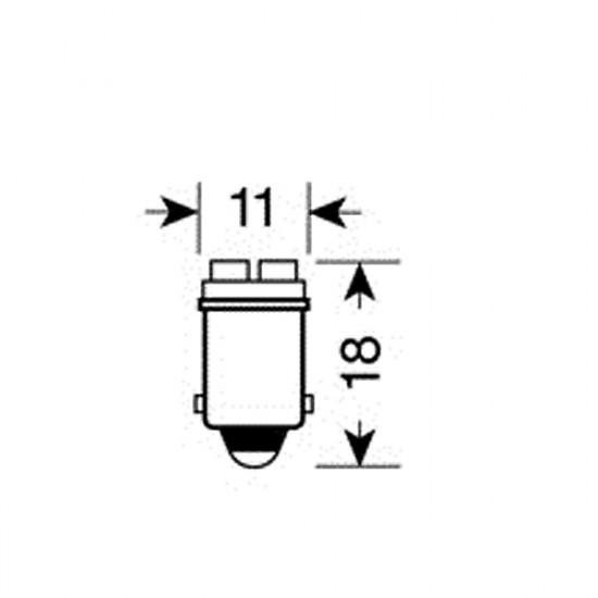 Lampa ΛΑΜΠΑΚΙ BA9s POWER4 ΛΕΥΚΟ ΦΩΣ HYPER-LED