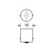 Lampa ΛΑΜΠΑΚΙ P21W 12V BA15s HYPER-LED 81