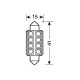 Lampa ΛΑΜΠΑΚΙ ΠΛΑΦΟΝΙΕΡΑΣ 15x41mm HYPER-LED 24