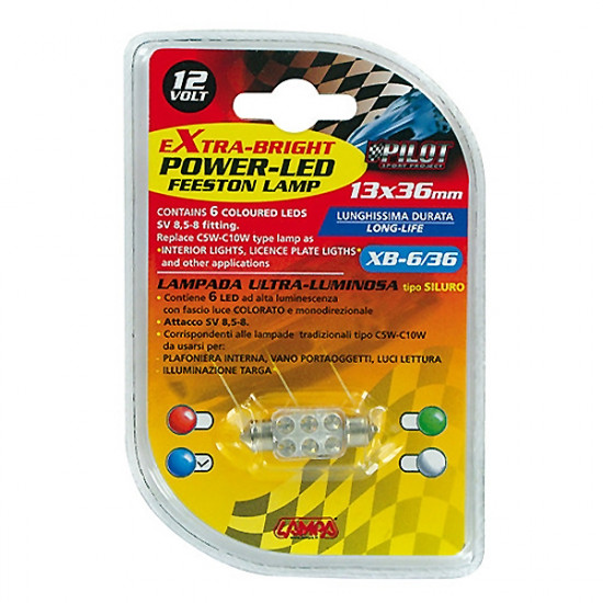 Lampa ΛΑΜΠΑΚΙ ΠΛΑΦΟΝΙΕΡΑΣ 6 LED 13x35mm