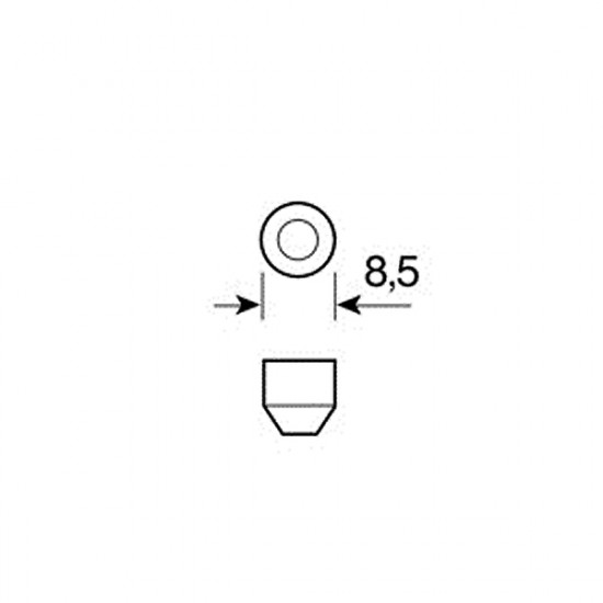 Lampa ΛΑΜΠΑΚΙ ΠΛΑΦΟΝΙΕΡΑΣ 6 LED 13x35mm