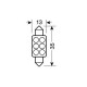 Lampa ΛΑΜΠΑΚΙ ΠΛΑΦΟΝΙΕΡΑΣ 6 LED 13x35mm