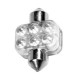 Lampa ΛΑΜΠΑΚΙ ΠΛΑΦΟΝΙΕΡΑΣ 6 LED 18x31mm