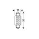 Lampa ΛΑΜΠΑΚΙ ΠΛΑΦΟΝΙΕΡΑΣ 8 LED 13x35mm