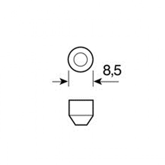 Lampa ΛΑΜΠΑΚΙ ΠΛΑΦΟΝΙΕΡΑΣ 8 LED 13x35mm