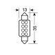 Lampa ΛΑΜΠΑΚΙ ΠΛΑΦΟΝΙΕΡΑΣ 8 LED 13x35mm