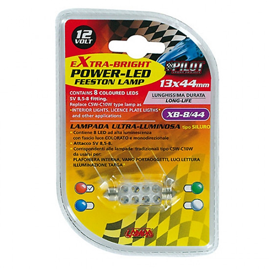 Lampa ΛΑΜΠΑΚΙ ΠΛΑΦΟΝΙΕΡΑΣ 8 LED 13x44mm