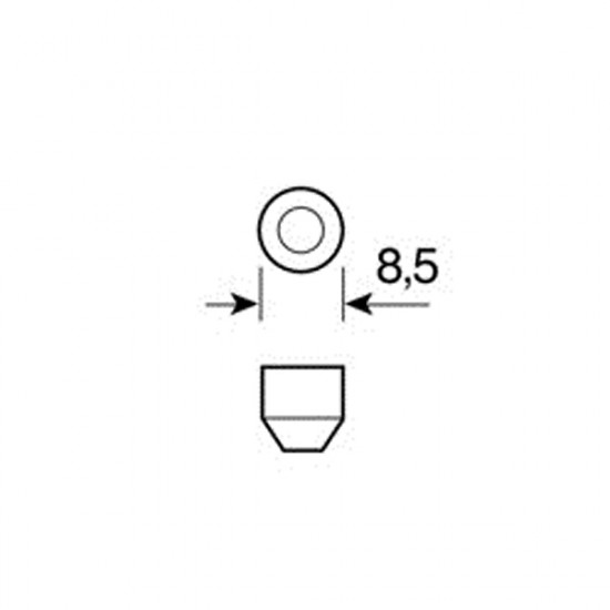 Lampa ΛΑΜΠΑΚΙ ΠΛΑΦΟΝΙΕΡΑΣ 8 LED 13x44mm