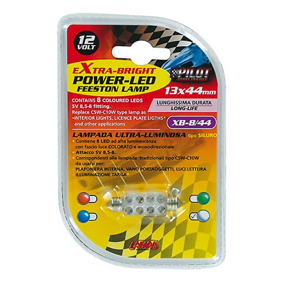 Lampa ΛΑΜΠΑΚΙ ΠΛΑΦΟΝΙΕΡΑΣ 8 LED 13x44mm