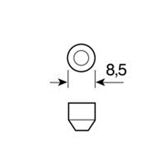 Lampa ΛΑΜΠΑΚΙ ΠΛΑΦΟΝΙΕΡΑΣ 8 LED 13x44mm