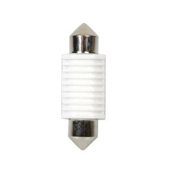 Lampa ΛΑΜΠΑΚΙ ΠΛΑΦΟΝΙΕΡΑΣ 9>32V 12x36mm 120lm ΛΕΥΚΟ MEGA-LED12 (ΔΙΠΛΗΣ ΠΟΛΙΚΟΤΗΤΑΣ) BLISTER 1ΤΕΜ.