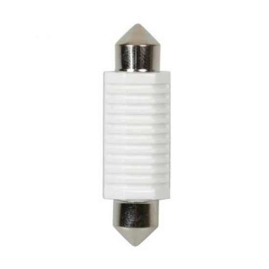 Lampa ΛΑΜΠΑΚΙ ΠΛΑΦΟΝΙΕΡΑΣ 9>32V 12x41mm 120lm ΛΕΥΚΟ MEGA-LED12 (ΔΙΠΛΗΣ ΠΟΛΙΚΟΤΗΤΑΣ) BLISTER 1ΤΕΜ.