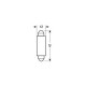 Lampa ΛΑΜΠΑΚΙ ΠΛΑΦΟΝΙΕΡΑΣ 9>32V 12x41mm 120lm ΛΕΥΚΟ MEGA-LED12 (ΔΙΠΛΗΣ ΠΟΛΙΚΟΤΗΤΑΣ) BLISTER 1ΤΕΜ.