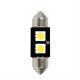 Lampa ΛΑΜΠΑΚΙ ΠΛΑΦΟΝΙΕΡΑΣ C5W 12V 10x36mm HYPER-LED6 ΛΕΥΚΟ 2SMDx3chips (ΔΙΠΛΗΣ ΠΟΛΙΚΟΤΗΤΑΣ- CAN-BUS) 1ΤΕΜ.