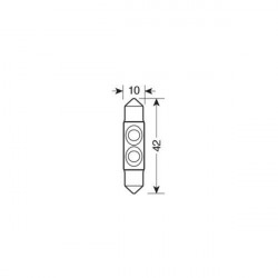 Lampa ΛΑΜΠΑΚΙ POWER 2 1SMDx2CHIPS C5-10W SV8,5