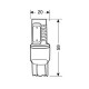Lampa ΛΑΜΠΑΚΙ W21/5W 12V W3x16q MEGA-LED 20