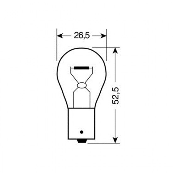 Lampa ΛΑΜΠΑΚΙΑ 12V/PY21W ΚΑΘΡΕΦΤΗΣ