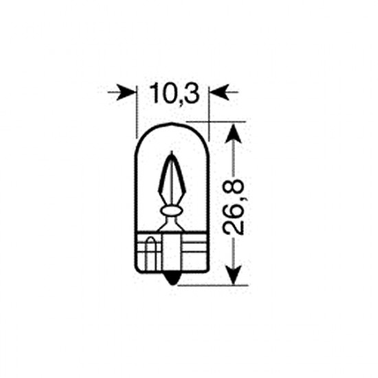 Lampa ΛΑΜΠΑΚΙΑ 12V/WB5W 5W W2.1x9.5d ΠΡΑΣΙΝΑ