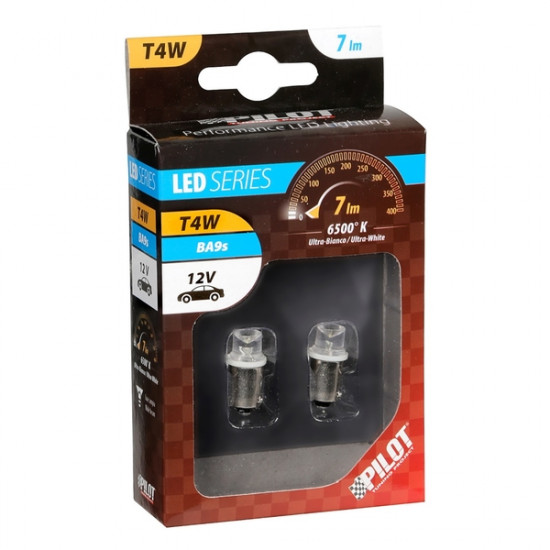 Lampa ΛΑΜΠΑΚΙΑ ΜΕ LED 12V T4W BA9s ΔΙΑΘΛΑΣΗΣ