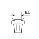 Lampa ΛΑΜΠΑΚΙΑ ΜΕ LED B8.5d ΛΕΥΚΟ ΦΩΣ ΚΑΡΦΙ