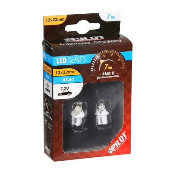 Lampa ΛΑΜΠΑΚΙΑ ΜΕ LED B8.5d ΛΕΥΚΟ ΦΩΣ ΚΑΡΦΙ