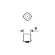 Lampa ΛΑΜΠΑΚΙΑ ΜΙΝΙΟΝ 12V T4W BA9s ΜΠΛΕ