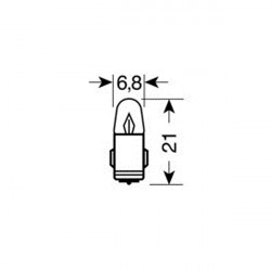Lampa ΛΑΜΠΑΚΙΑ ΜΙΝΙΟΝ (J) 12V/2W BA7s ΠΡΑΣΙΝΑ