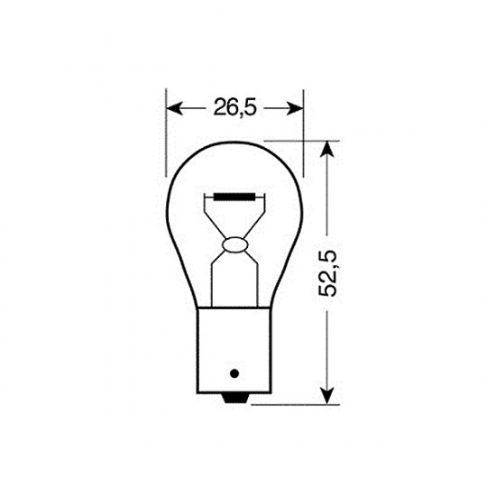 Lampa ΛΑΜΠΑΚΙΑ ΣΕΤ 10ΤΕΜ ΜΟΝΟΠΟΛΙΚΟ 12V/P21W