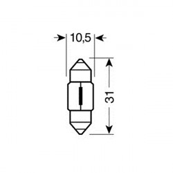 Lampa ΛΑΜΠΑΚΙΑ ΣΩΛΗΝΩΤΑ 12V/10W ΠΡΑΣΙΝΑ