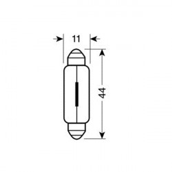 Lampa ΛΑΜΠΑΚΙΑ ΣΩΛΗΝΩΤΑ 15W/12V SV8,5x8