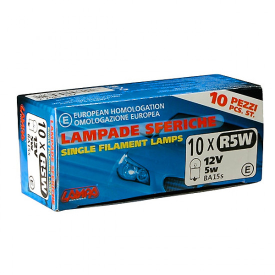Lampa ΛΑΜΠΕΣ ΦΟΥΝΤΟΥΚΑΚΙ 12V/R5W 10 ΤΕΜ.