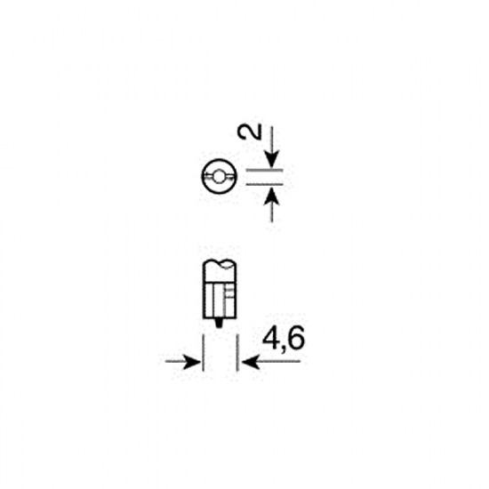 Lampa ΛΑΜΠΕΣ Τ5 2W 12V 10 ΤΕΜ.