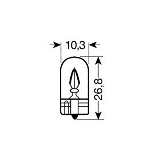 Lampa ΛΑΜΠΕΣ W5W 5W 12V 10 ΤΕΜ.