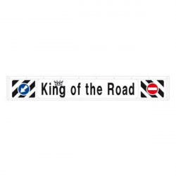 Lampa ΛΑΣΠΩΤΗΡΑΣ ΦΟΡΤΗΓΟΥ 3D KING OF THE ROAD ΛΕΥΚΟΣ 240x35cm ΜΕ ΕΝΔΕΙΞΗ ΠΡΟΣΠΕΡΑΣΗΣ 1ΤΕΜ.