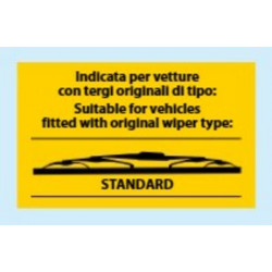 Lampa ΛΑΣΤΙΧΑ ΥΑΛΟΚΑΘΑΡΙΣΤΗΡΩΝ 61cmX6,5mm BLADE-X