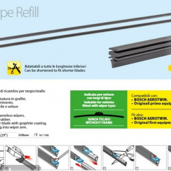 Lampa ΛΑΣΤΙΧΑ ΥΑΛΟΚΑΘΑΡΙΣΤΗΡΩΝ BOSCH AEROTWIN REFILL ΓΡΑΦΙΤΗΣ 71cm (29-) 2ΤΕΜ.