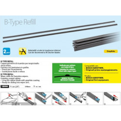 Lampa ΛΑΣΤΙΧΑ ΥΑΛΟΚΑΘΑΡΙΣΤΗΡΩΝ BOSCH AEROTWIN REFILL ΓΡΑΦΙΤΗΣ 71cm (29-) 2ΤΕΜ.