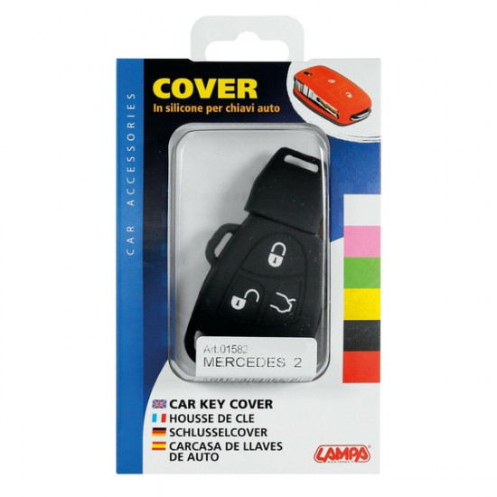 Lampa MERCEDES ΚΑΛΥΜΜΑ ΚΛΕΙΔΙΩΝ ΣΙΛΙΚΟΝΗΣ TYPE-2 ΜΑΥΡΟ ΧΡΩΜΑ 1ΤΕΜ.