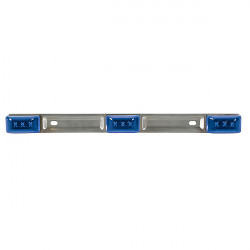 Lampa ΜΕΤΑΛΛΙΚΗ ΜΠΑΡΑ ΜΕ 3 ΦΩΤΑ LED 24V
