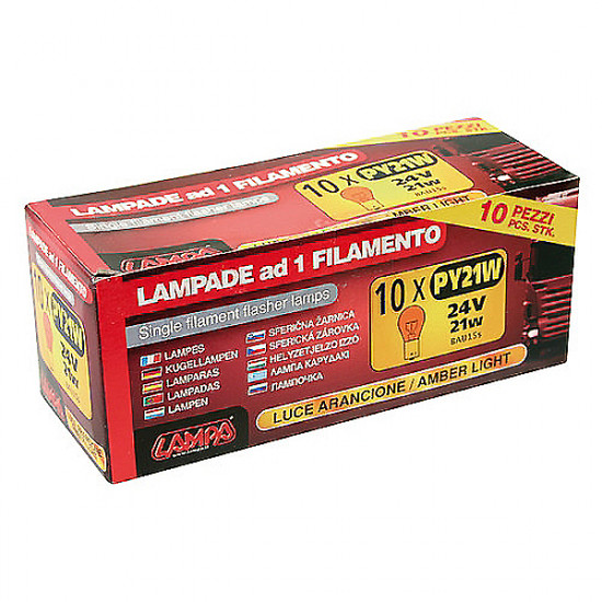 Lampa ΜΟΝΟΠΟΛΙΚΗ ΛΑΜΠΑ PY 21W 24V/21W (BAU15s)