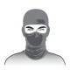 Lampa ΜΠΑΛΑΚΛΑΒΑ ΜΑΥΡΗ MASK COMFORT-TECH ΜΙΚΡΟΦΙΜΠΡΑ