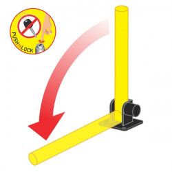 Lampa ΜΠΑΡΑ ΣΤΑΘΜΕΥΣΗΣ/ΣΤΥΛΟΣ ΠΑΡΚΙΝΓΚ 620 Χ 60 mm ΜΕ ΚΛΕΙΔΙ ΚΑΙ ΒΑΣΗ 130 Χ 110 mm - 1 ΤΕΜ.