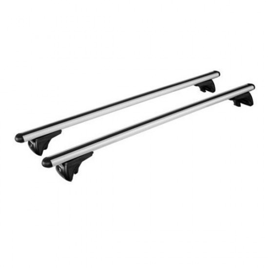 Lampa ΜΠΑΡΕΣ ΟΡΟΦΗΣ (S) 108cm IN RAIL STEEL ΑΛΟΥΜΙΝΙΟΥ 2ΤΕΜ. ΜΕ ΚΛΕΙΔΑΡΙΕΣ ΓΙΑ ΟΧΗΜΑΤΑ ΜΕ FLUSH RAILING