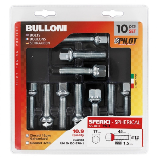 Lampa ΜΠΟΥΛΟΝΙΑ ΣΦΑΙΡΙΚΑ 12x1.5 44mm 17 ΚΛΕΙΔΙ