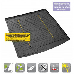 Lampa NISSAN QASHQAI 5D 01/2014> ΣΚΑΦΗ ΠΟΡΤ ΜΠΑΓΚΑΖ ΜΑΡΚΕ SU MISURA TRUNK MAT ΑΠΟ ΑΟΣΜΟ, ΜΗ ΤΟΞΙΚΟ, ΟΙΚΟΛΟΓΙΚΟ ΚΑΙ ΑΝΑΚΥΚΛΩΣΙΜΟ ΣΥΝΘΕΤΙΚΟ ΛΑΣΤΙΧΟ LAMPA - 1 ΤΕΜ.