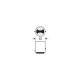 Lampa P21/5W 10-30V BAY15d 80/750lm Διπολικό Λευκό Διάθλασης MEGA-LED 54 CREE-LED BLISTER 1τεμ.
